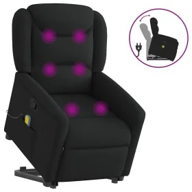 Sillón reclinable de masaje elevable tela negro von , Sessel - Ref: Foro24-3303206, Preis: 295,52 €, Rabatt: %