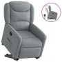 Sillón reclinable elevable de tela gris claro by , Armchairs - Ref: Foro24-3303194, Price: 278,97 €, Discount: %