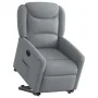 Sillón reclinable elevable de tela gris claro by , Armchairs - Ref: Foro24-3303194, Price: 278,97 €, Discount: %