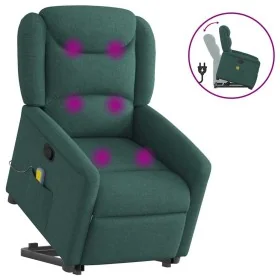 Silla de masaje reclinable de pie de tela verde oscura von , Sessel - Ref: Foro24-3303210, Preis: 290,57 €, Rabatt: %
