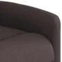 Sillón reclinable de masaje eléctrico tela marrón oscuro by , Armchairs - Ref: Foro24-3303189, Price: 258,13 €, Discount: %