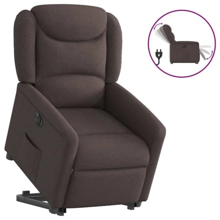 Sillón eléctrico reclinable elevable de tela marrón oscuro von , Sessel - Ref: Foro24-3303219, Preis: 327,22 €, Rabatt: %