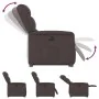 Sillón eléctrico reclinable elevable de tela marrón oscuro von , Sessel - Ref: Foro24-3303219, Preis: 327,22 €, Rabatt: %