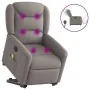Sillón de masaje eléctrico reclinable elevable tela taupé by , Armchairs - Ref: Foro24-3303231, Price: 345,96 €, Discount: %