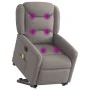 Sillón de masaje eléctrico reclinable elevable tela taupé by , Armchairs - Ref: Foro24-3303231, Price: 345,96 €, Discount: %