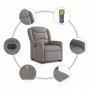 Sillón de masaje eléctrico reclinable elevable tela taupé by , Armchairs - Ref: Foro24-3303231, Price: 345,96 €, Discount: %