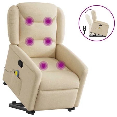Silla de masaje reclinable de pie de tela color crema von , Sessel - Ref: Foro24-3303212, Preis: 295,17 €, Rabatt: %
