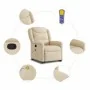 Silla de masaje reclinable de pie de tela color crema von , Sessel - Ref: Foro24-3303212, Preis: 295,17 €, Rabatt: %