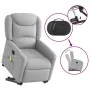 Sillón de masaje eléctrico reclinable elevable tela gris nube von , Sessel - Ref: Foro24-3303233, Preis: 340,47 €, Rabatt: %