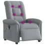 Sillón reclinable de masaje eléctrico tela gris claro by , Armchairs - Ref: Foro24-3303244, Price: 262,50 €, Discount: %