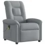 Sillón reclinable de masaje eléctrico tela gris claro by , Armchairs - Ref: Foro24-3303244, Price: 262,50 €, Discount: %