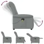 Sillón reclinable de masaje eléctrico tela gris claro by , Armchairs - Ref: Foro24-3303244, Price: 262,50 €, Discount: %