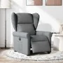 Sillón reclinable eléctrico de tela gris oscuro by , Armchairs - Ref: Foro24-3303355, Price: 259,35 €, Discount: %