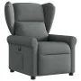 Sillón reclinable eléctrico de tela gris oscuro by , Armchairs - Ref: Foro24-3303355, Price: 259,35 €, Discount: %