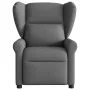 Sillón reclinable eléctrico de tela gris oscuro by , Armchairs - Ref: Foro24-3303355, Price: 259,35 €, Discount: %