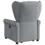 Sillón reclinable elevable de tela gris claro by , Armchairs - Ref: Foro24-3303374, Price: 279,92 €, Discount: %