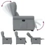 Sillón reclinable elevable de tela gris claro by , Armchairs - Ref: Foro24-3303374, Price: 279,92 €, Discount: %