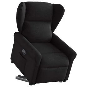 Sillón reclinable elevable tela negro by , Armchairs - Ref: Foro24-3303376, Price: 291,57 €, Discount: %