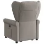 Sillón reclinable elevable tela gris taupe by , Armchairs - Ref: Foro24-3303381, Price: 293,84 €, Discount: %