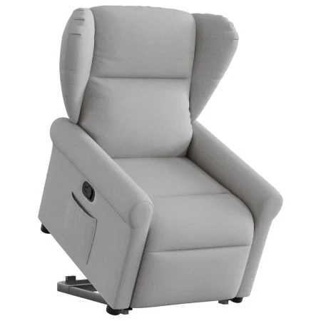 Sillón reclinable elevable de tela gris nube by , Armchairs - Ref: Foro24-3303383, Price: 279,00 €, Discount: %