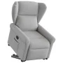 Sillón reclinable elevable de tela gris nube by , Armchairs - Ref: Foro24-3303383, Price: 279,00 €, Discount: %