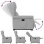 Sillón reclinable elevable de tela gris nube by , Armchairs - Ref: Foro24-3303383, Price: 279,00 €, Discount: %