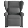 Sillón de masaje eléctrico reclinable elevable tela gris oscuro by , Armchairs - Ref: Foro24-3303405, Price: 346,67 €, Discou...