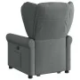Sillón de masaje eléctrico reclinable elevable tela gris oscuro by , Armchairs - Ref: Foro24-3303405, Price: 346,67 €, Discou...