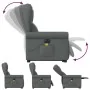 Sillón de masaje eléctrico reclinable elevable tela gris oscuro by , Armchairs - Ref: Foro24-3303405, Price: 346,67 €, Discou...