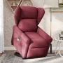 Sillón de masaje eléctrico reclinable elevable tela rojo tinto by , Armchairs - Ref: Foro24-3303407, Price: 343,42 €, Discoun...