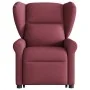 Sillón de masaje eléctrico reclinable elevable tela rojo tinto by , Armchairs - Ref: Foro24-3303407, Price: 343,42 €, Discoun...