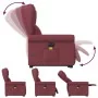 Sillón de masaje eléctrico reclinable elevable tela rojo tinto by , Armchairs - Ref: Foro24-3303407, Price: 343,42 €, Discoun...