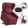 Sillón de masaje eléctrico reclinable elevable tela rojo tinto by , Armchairs - Ref: Foro24-3303407, Price: 343,42 €, Discoun...