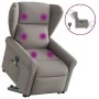 Sillón de masaje eléctrico reclinable elevable tela taupé von , Sessel - Ref: Foro24-3303411, Preis: 346,39 €, Rabatt: %