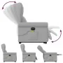 Sillón de masaje eléctrico reclinable elevable tela gris nube de , Sillones - Ref: Foro24-3303413, Precio: 346,11 €, Descuent...