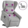 Sillón de masaje eléctrico reclinable elevable tela gris nube de , Sillones - Ref: Foro24-3303413, Precio: 346,11 €, Descuent...