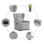 Sillón de masaje eléctrico reclinable elevable tela gris nube de , Sillones - Ref: Foro24-3303413, Precio: 346,11 €, Descuent...