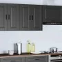 Mueble de pared de cocina Porto madera contrachapada negra by , Kitchen cabinets - Ref: Foro24-854058, Price: 65,26 €, Discou...