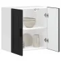 Mueble de pared de cocina Porto madera contrachapada negra by , Kitchen cabinets - Ref: Foro24-854058, Price: 65,26 €, Discou...