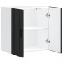 Mueble de pared de cocina Porto madera contrachapada negra by , Kitchen cabinets - Ref: Foro24-854058, Price: 65,26 €, Discou...