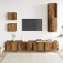 Conjunto de mueble de TV 5 piezas montado la pared madera vieja von , TV-Möbel - Ref: Foro24-3328999, Preis: 208,24 €, Rabatt: %