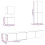 Conjunto de mueble de TV 5 piezas montado la pared madera vieja von , TV-Möbel - Ref: Foro24-3328999, Preis: 208,24 €, Rabatt: %