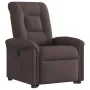 Sillón reclinable elevable tela marrón oscuro de , Sillones - Ref: Foro24-3303259, Precio: 268,69 €, Descuento: %