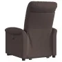 Sillón reclinable elevable tela marrón oscuro de , Sillones - Ref: Foro24-3303259, Precio: 268,69 €, Descuento: %