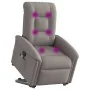 Sillón reclinable de masaje elevable tela gris taupé by , Armchairs - Ref: Foro24-3303271, Price: 301,97 €, Discount: %