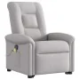 Sillón de masaje reclinable de pie de tela gris nube by , Armchairs - Ref: Foro24-3303273, Price: 294,49 €, Discount: %