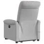 Sillón de masaje reclinable de pie de tela gris nube by , Armchairs - Ref: Foro24-3303273, Price: 294,49 €, Discount: %
