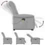 Sillón de masaje reclinable de pie de tela gris nube by , Armchairs - Ref: Foro24-3303273, Price: 294,49 €, Discount: %