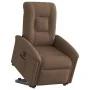 Sillón eléctrico reclinable elevable de tela marrón de , Sillones - Ref: Foro24-3303278, Precio: 328,88 €, Descuento: %