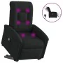 Sillón de masaje eléctrico reclinable elevable tela negro by , Armchairs - Ref: Foro24-3303286, Price: 347,10 €, Discount: %